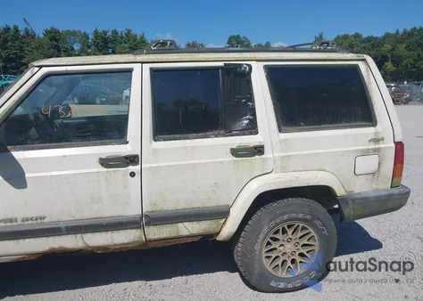 2000 Jeep Cherokee Sport из США, поврежденный, VIN 1J4FF48S8YL101426